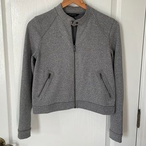 Banana Republic Gray Zippered Jacket XS
